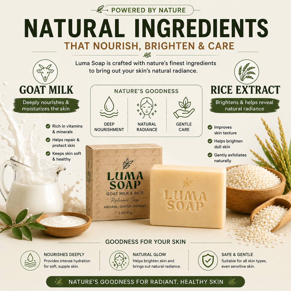 Goat Milk & Rice Radiance Soap