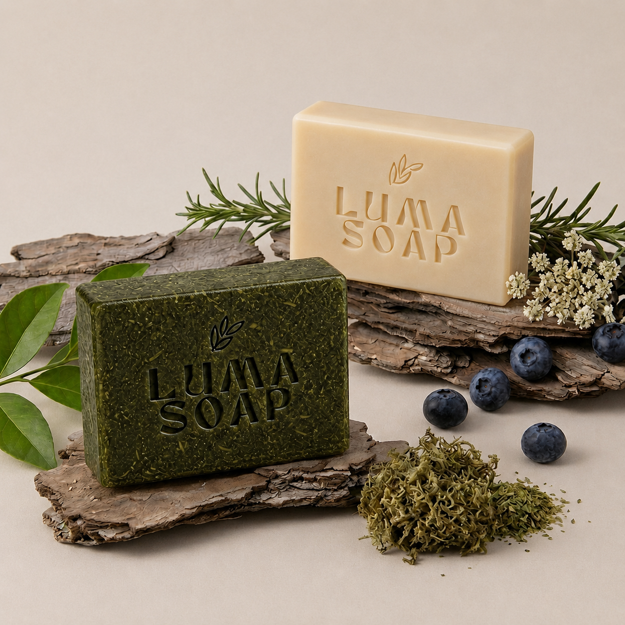Luma Goat Milk Soap & Luma Herbal Soap Bundle