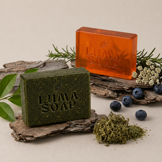 Luma Turmic Soap & Luma Herbal Soap Bundle